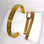 Ayatul Kursi Bar + Bracelet-Gold