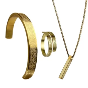 Ayatul Kursi Bar Set ( Gold )