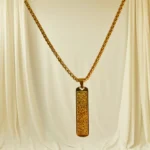 Ayatul Kursi Flat Pendent (Gold)