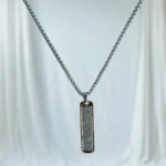 Ayatul Kursi Flat Pendent ( Silver )