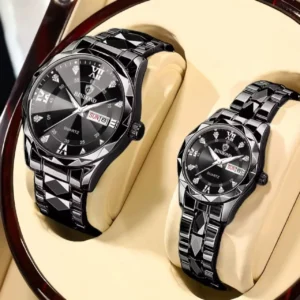 BINBOND Couple Watch (Black)
