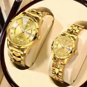 BINBOND Couple Watch (Golden)