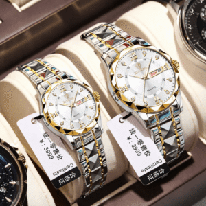 BINBOND Couple Watch (Golden & Silver)