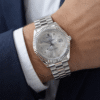 Men's Rolex Watch & Bracelet Combo (Silver) - Image 2