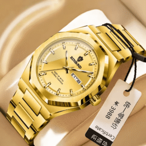 BINBOND & Premium Men's Watch (Golden)