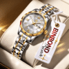 BINBOND Woman’s Watch (Golden & Silver)